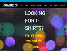 Tablet Screenshot of graphicfx.com